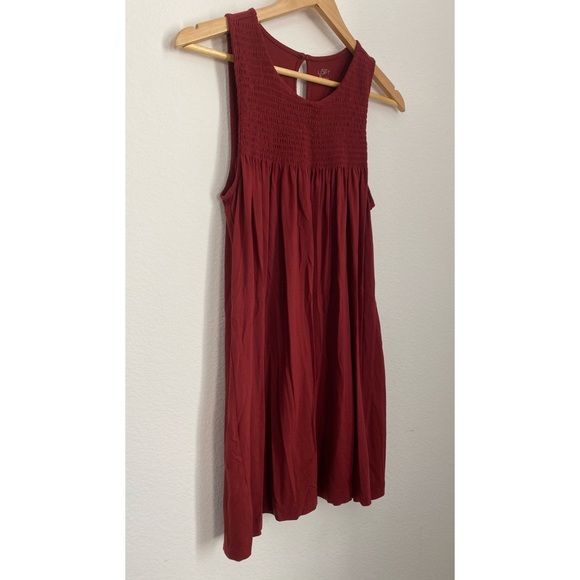 AnnTaylor Loft Beach • Burnt Red Sleeveless Blouse - Picture 2 of 12